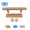 Maçaneta de porta de celeiro dourada rosa de aço inoxidável, hardware de porta deslizante, puxador tubular-DDBD101 SRG