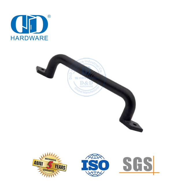 Hardware de móveis de aço inoxidável portas interiores sala interior ao ar livre porta do celeiro de madeira único lado Handle-DDBD116