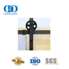 Aço inoxidável deslizante porta do celeiro ferragem móveis ferragem porta de madeira do celeiro kit trilha-DDBD010
