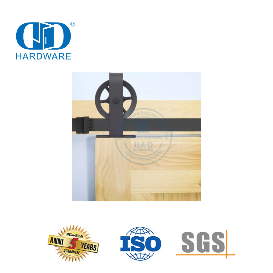Aço inoxidável resistente porta do celeiro ferragem acessório de ferragem de aço garagem Hardware-DDBD012