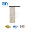 Acessório de ferragem de porta de aço inoxidável Bypass Hardware de porta de celeiro Hardware de porta de madeira de celeiro-DDBD006
