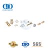 Plástico de aço inoxidável plana três rodas rolo deslizante porta do celeiro kits de ferragens móveis Hardware-DDBD053