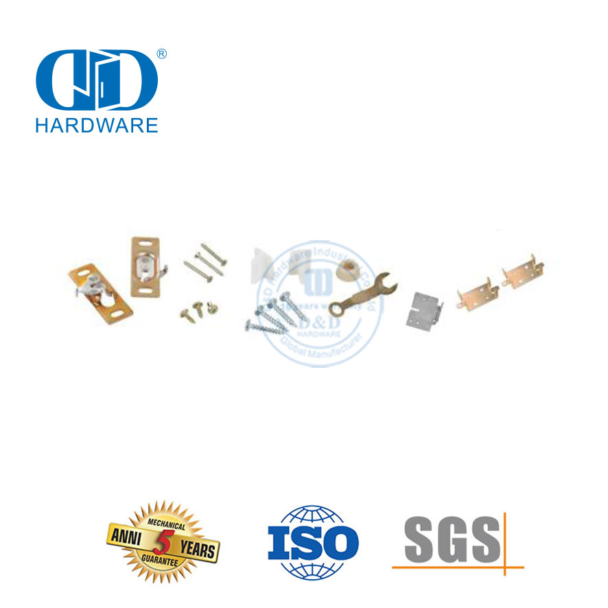 Plástico de aço inoxidável plana três rodas rolo deslizante porta do celeiro kits de ferragens móveis Hardware-DDBD053