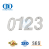 Número da placa de porta de aço inoxidável, carta moderna, casa, porta de metal, assinatura Plate-DDSP013