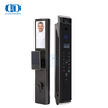 Rosto desbloqueado reconhecimento controle remoto senha digital vaildation campainha porta de metal fechadura inteligente-ddel028