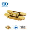 Acessórios de hardware de construção ocultos de liga de zinco de alta segurança 3D ajustando dobradiça de porta de aço de madeira de 180 graus-DDCH008-G40