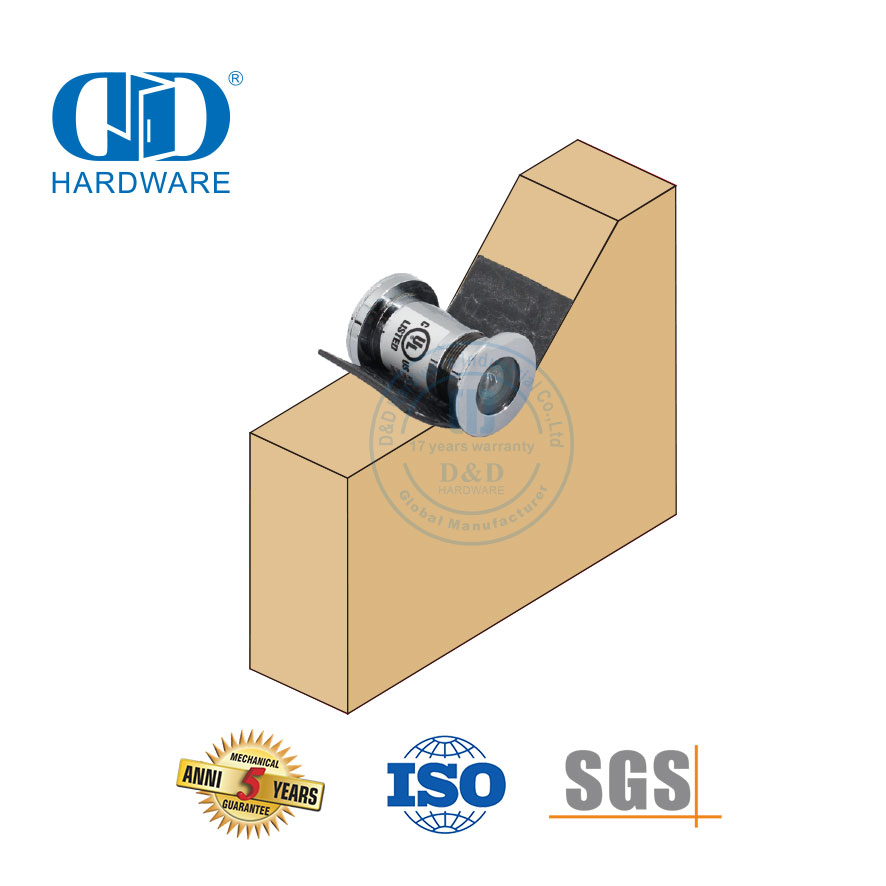 Kits de proteção para visualizador de porta preta, resistência ao fogo, forro intumescente de grafite, tira de vedação de borracha, dobradiça Pad-DDIG006