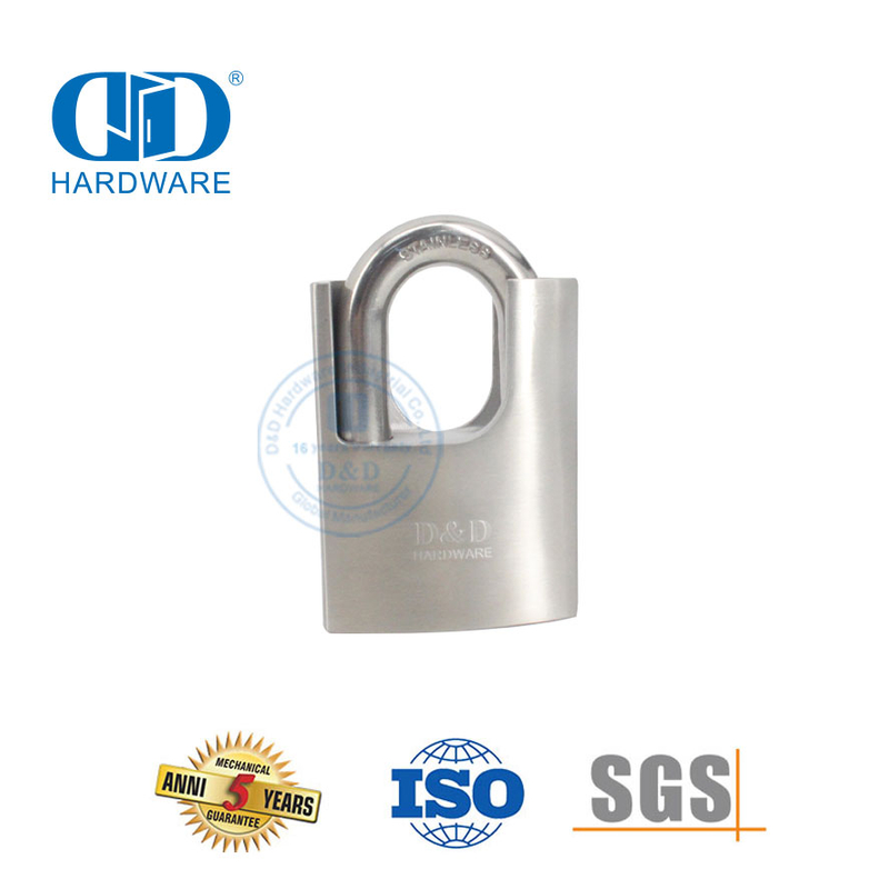 À prova dwaterproof água de aço inoxidável anti-roubo industrial resistente acessório de móveis comerciais fechadura da porta do escritório Padlock-DDPL006-60mm