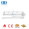 Ce ul listado com classificação de fogo, alavanca de aço inoxidável, saída, barra de pressão, hardware de saída de pânico para porta wodden-DDPD025-CE