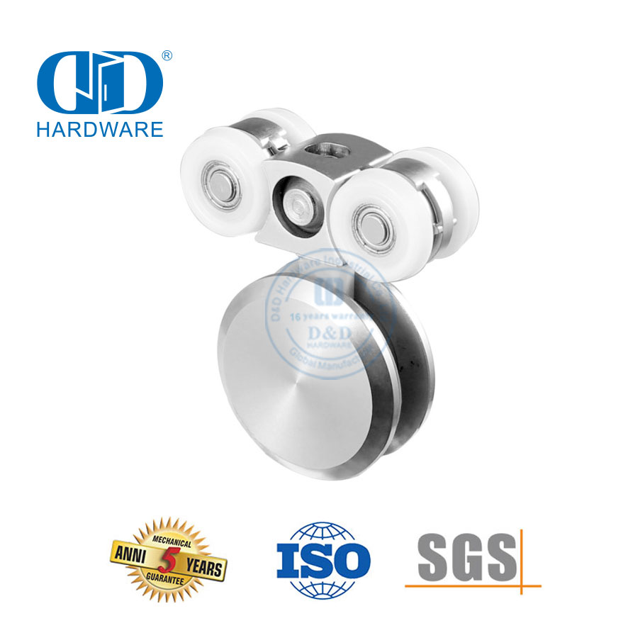 Cabide de porta deslizante, acessórios de banheiro de aço inoxidável, acessórios de porta de vidro para porta deslizante-DDGS131