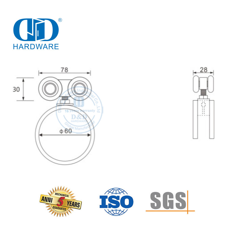 Braçadeira de porta de aço inoxidável, fácil instalação, hardware de vidro, cabide de porta deslizante, hardware de construção para banheiro