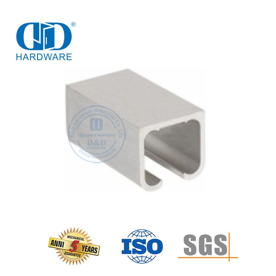 Cabide de porta deslizante de alumínio de aço inoxidável acessório de móveis de hardware de banheiro para porta deslizante interior-DDGS140