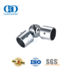 Conector de tubo redondo de aço inoxidável, suporte de banheiro, tubo de chuveiro, conectores de painel, acessórios de vidro-DDSC026