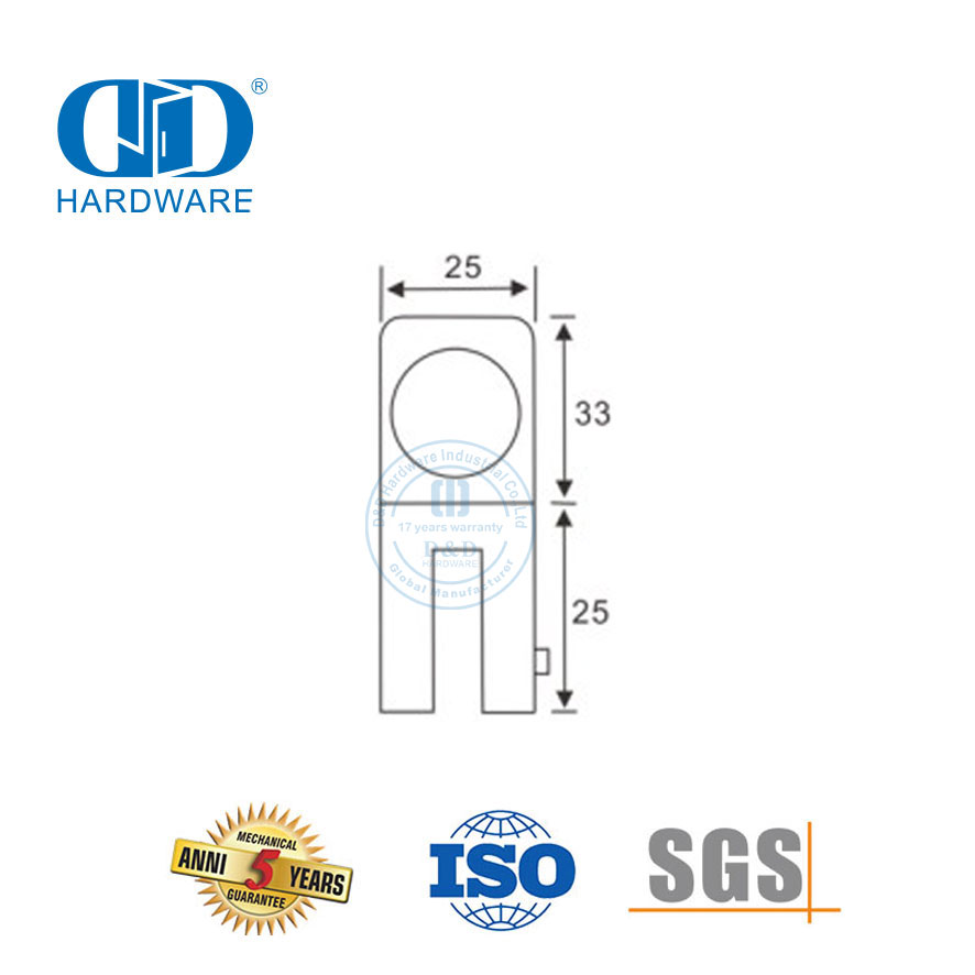 Divisórias de cubículo de chuveiro em aço inoxidável, haste de fixação de vidro para banheiro, acessórios de canto Connectors-DDSC031