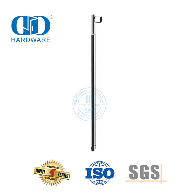 Aço inoxidável fornecimento direto da fábrica comercial banheiro ajustável haste de chuveiro painel vidro suporte Connector-DDSC022