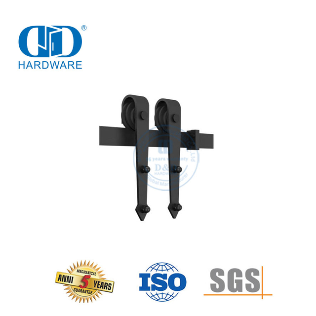 Acessório de ferragem de porta de aço inoxidável Bypass Hardware de porta de celeiro Hardware de porta de madeira de celeiro-DDBD006