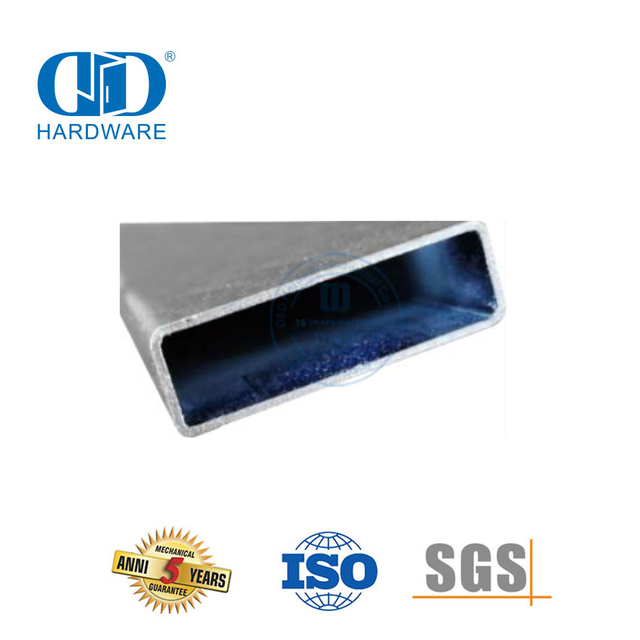 Moldura de porta de bolso de aço inoxidável, ferragem de porta deslizante, acessórios de ferragem de porta de celeiro de madeira-DDBD064