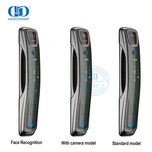 Novo design de captura remota wi-fi com chave de câmera, fechadura de porta inteligente com impressão digital-DDEL010