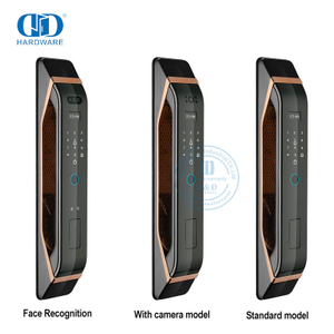 Contemporâneo controle remoto dupla face impressão digital reconhecimento facial vídeo porteiro inteligente Lock-DDEL012