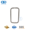 Porta de vidro de aço inoxidável 304 de prata escovada dupla curva espessada tipo C puxador emoldurado -DDPH007-A