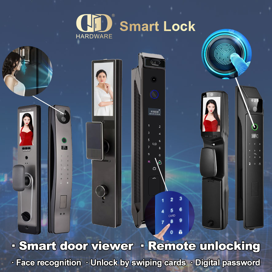 Chave de cartão de materiais de aço de alta qualidade Smart Hotel Lock com software gratuito-DDHL003