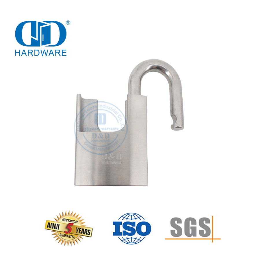 Aço inoxidável durável em uso chave mestra de segurança à prova d'água sem cortes Hardware para móveis comerciais ao ar livre Cadeado de fechadura de porta escolar-DDPL006-50mm