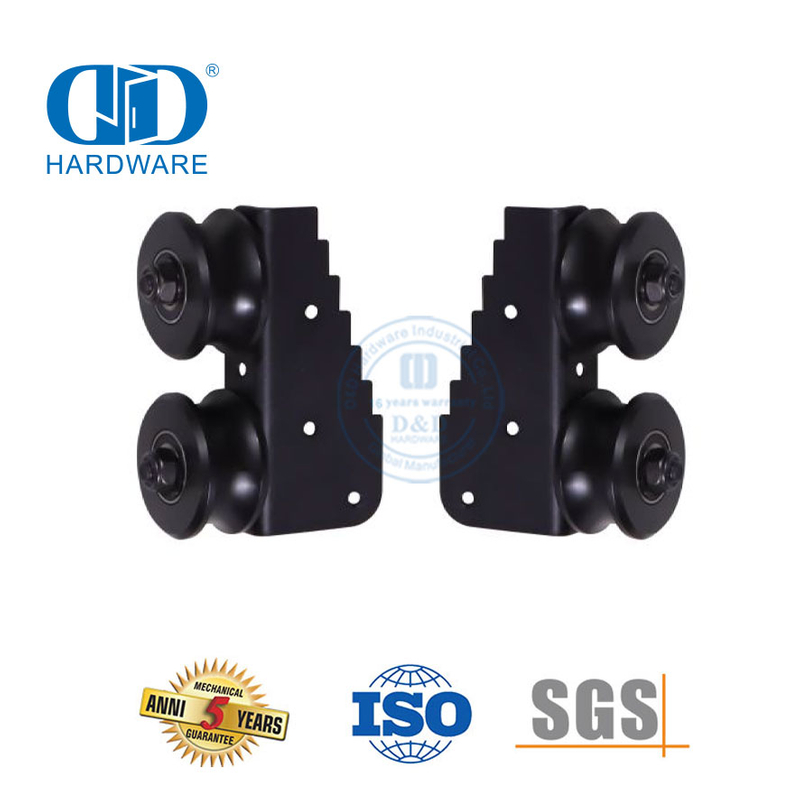 Aço inoxidável porta do celeiro ferragem acessórios da porta da frente maçaneta de entrada escada de madeira deslizante Hardware-DDBD029