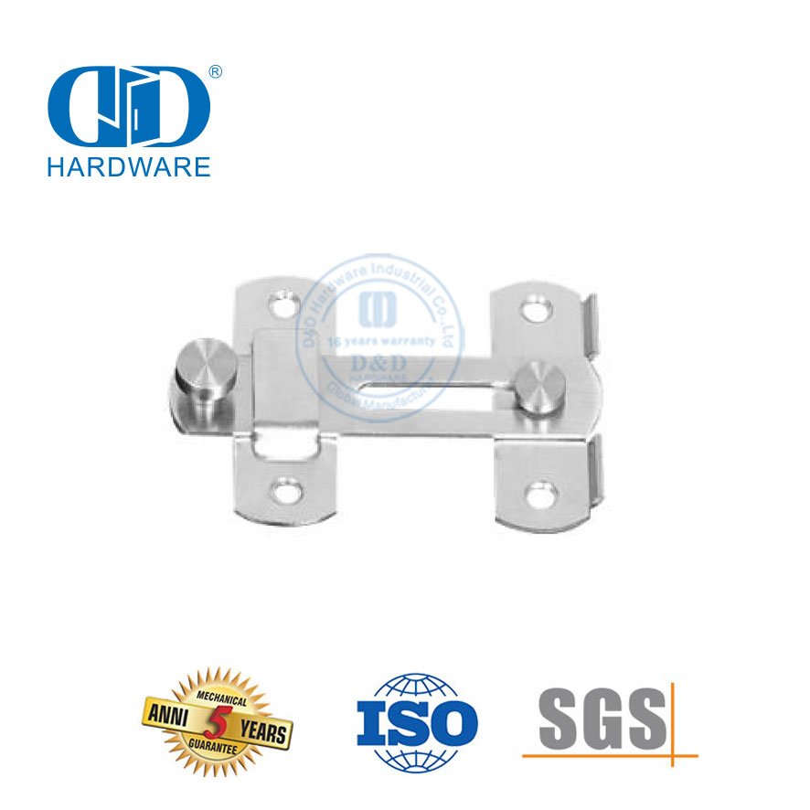 Hardware de aço inoxidável cetim segurança metal porta guarda porta exterior guarda fechadura da porta Guard-DDDG006