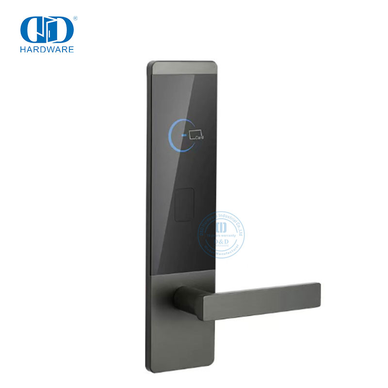 Fechadura digital eletrônica inteligente para apartamento de hotel com chave de cartão eletrônico digital -DDHL001