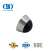 Rolha de porta de metal de aço inoxidável sólido com anéis de borracha para porta deslizante-DDDS042