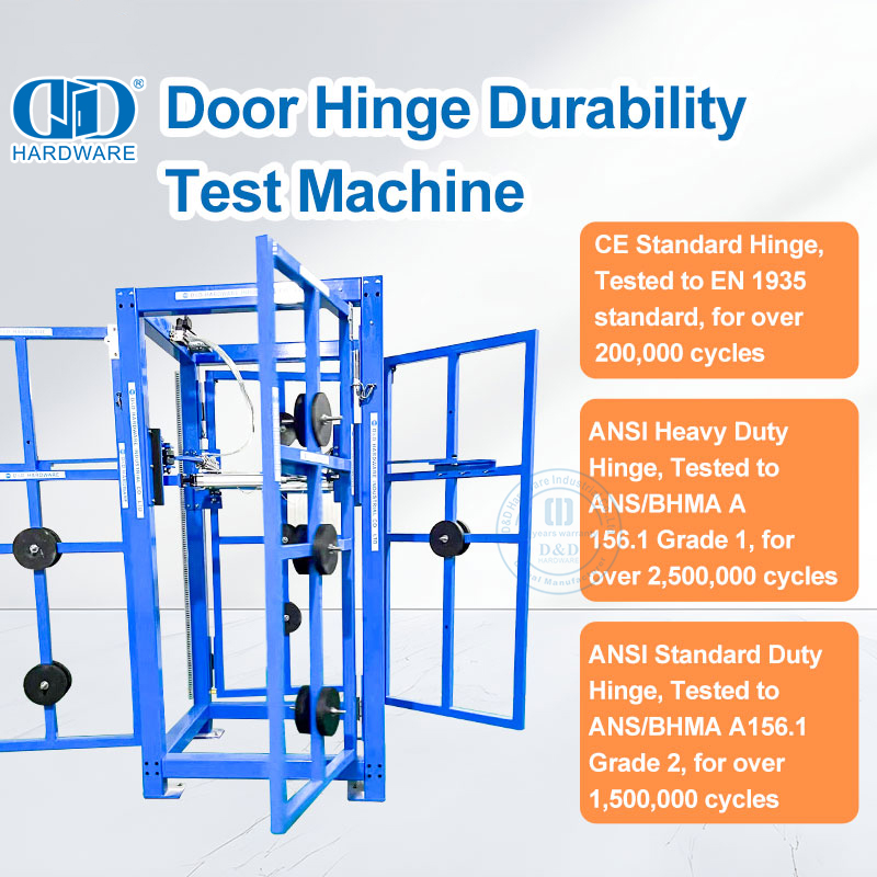 Dobradiça de porta interna comercial resistente BHMA ANSI grau 1 para Arábia Saudita-DDSS001-ANSI-1-5x4.5x4.8mm