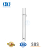 Maçaneta da alavanca da porta de vidro com fechadura, ferragem para porta de vidro frontal de escritório com fechadura-DDPH040