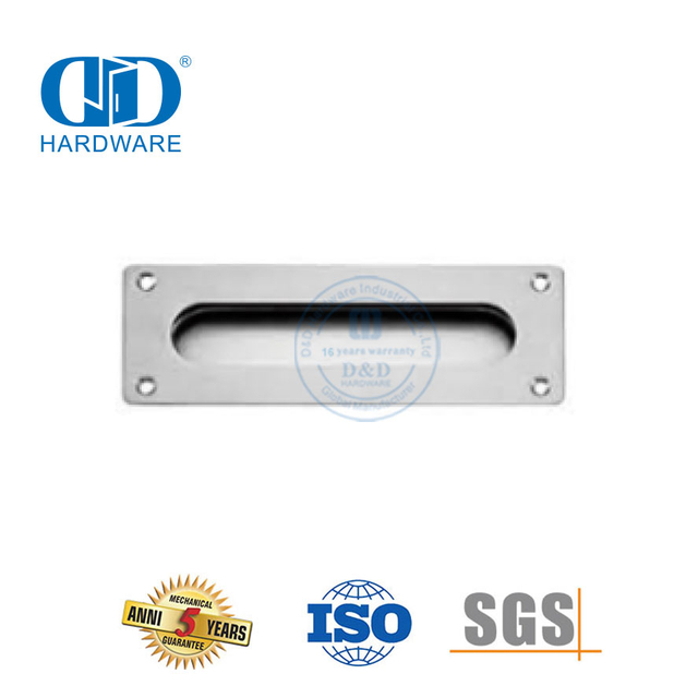  Hardware para móveis oval deslizante oculto gaveta do armário puxador de dedo -DDFH075