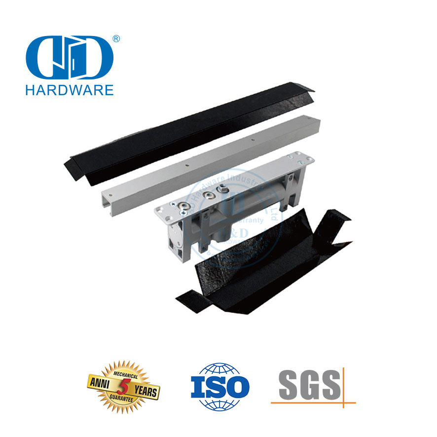 Kits de proteção de porta mais próxima escondida de baixa pressão de alto desempenho Faixa de junta de borracha Intumescente Dobradiça Pad-DDIG003