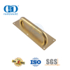 Aço inoxidável dourado porta placa de sinal acessório de ferragem porta de metal comercial puxador de porta de madeira-DDPH023