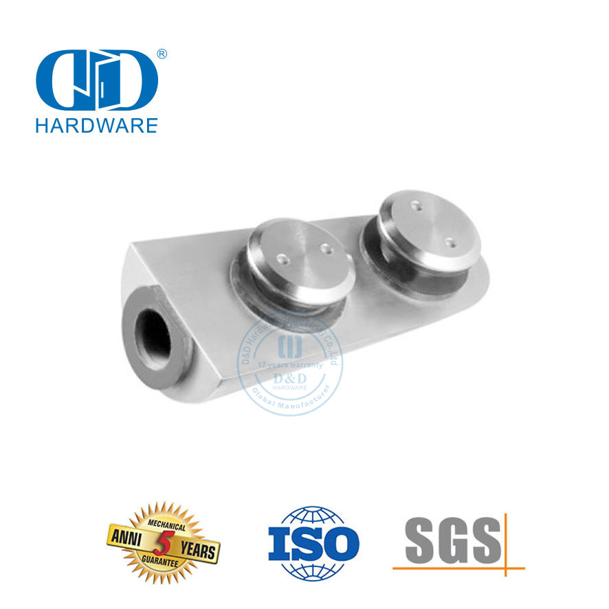 Porta superior resistente de aço inoxidável piovt vidro encaixe remendo Pivot-DDGP011