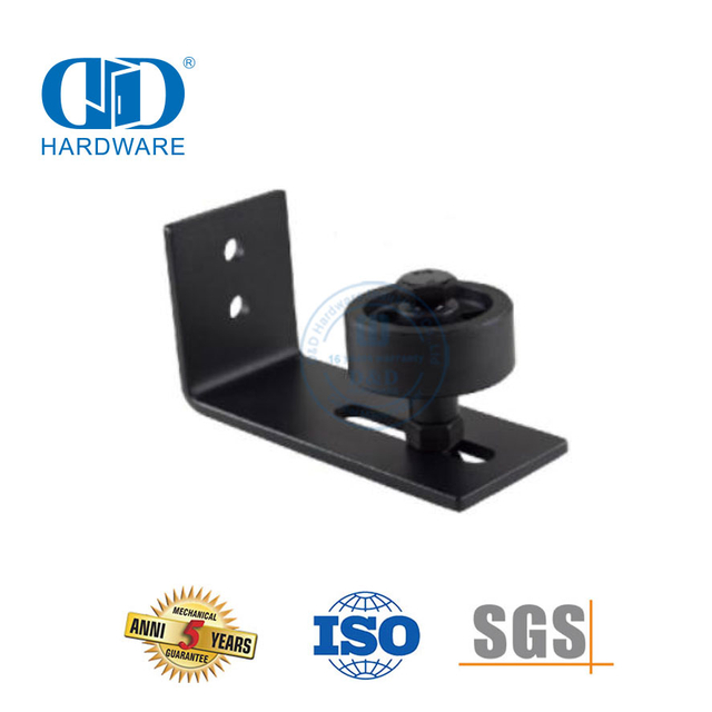 Aço inoxidável deslizante celeiro porta de madeira ferragens de garagem de aço bypass porta Hardware-DDBD079