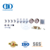Aço inoxidável estilo moderno bypass ferragem porta do celeiro porta deslizante trilha móveis Hardware-DDBD069