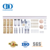 Hardware de porta de celeiro deslizante de aço inoxidável Exterior Heavy Duty Armário Rolando Hardware de porta industrial Kit-DDBD137