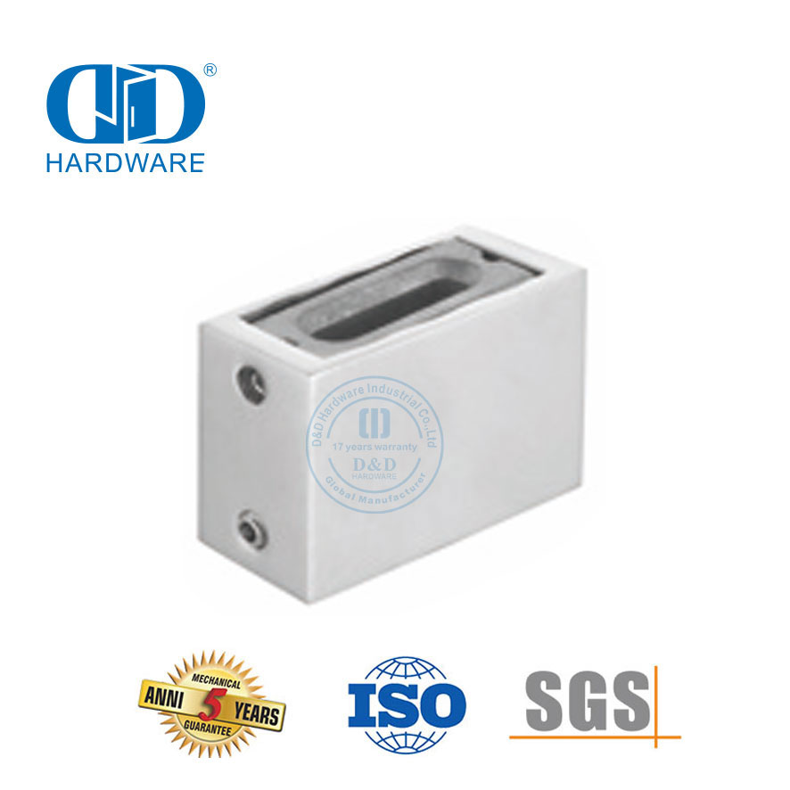 Suporte de parede para porta deslizante de hardware de vidro de aço inoxidável-DDSL001-6