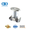 Tubo duplo para celling braçadeira de aço inoxidável porta de vidro montagem acessório de móveis ferragem de vidro para banheiro Restroom-DDGS116