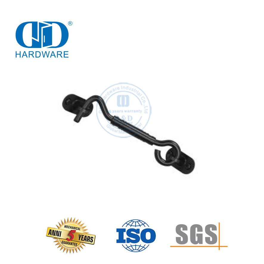 Aço inoxidável segurança ferragem guarda deslizante porta do celeiro gancho bloqueio acessório da porta do celeiro guarda Lock-DDBD131