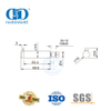 Hardware de aço inoxidável para banheiro, braçadeira de vidro, parada de porta de vidro com gancho-DDWC005