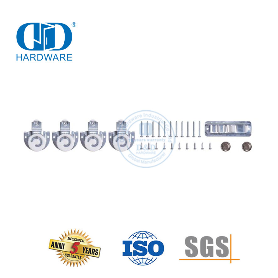 Fabricante de aço inoxidável atacado desvio deslizante clássico porta dupla hardware de construção-DDBD066