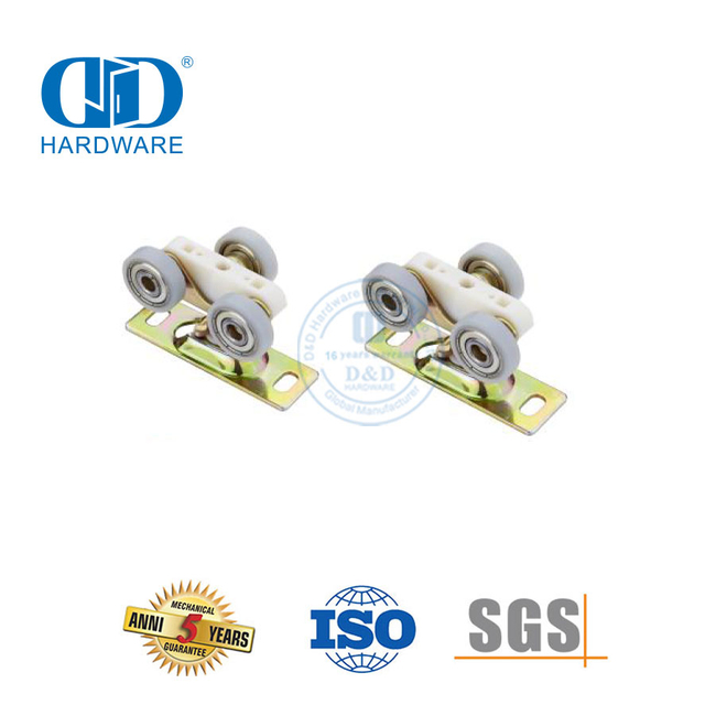 Aço inoxidável resistente sólido garagem rolo porta ferragem celeiro porta de madeira ferragem porta de bolso Hardware-DDBD052