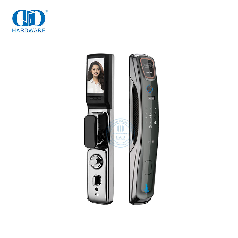 Novo design de captura remota wi-fi com chave de câmera, fechadura de porta inteligente com impressão digital-DDEL010