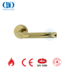 Espelho de latão polido dourado EN 1906 tipo tubular maçaneta de porta-DDTH002-PB