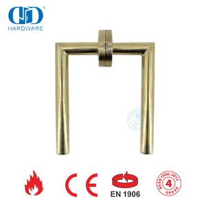 BS EN 1906 Maçanetas de porta com alavanca de montagem comercial de hardware para fechadura de porta-DDTH003-PVD