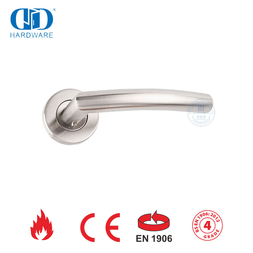 EN 1906 Ferragens para móveis Alças de alavanca de aço inoxidável de alta qualidade-DDTH011-SSS