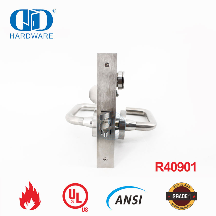 Fechadura de encaixe à prova de fogo listada pela UL para porta de sala de aula-DDAL05